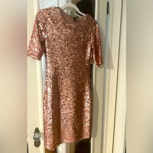 BCBGMaxAzria Shimmering Sequin Dress